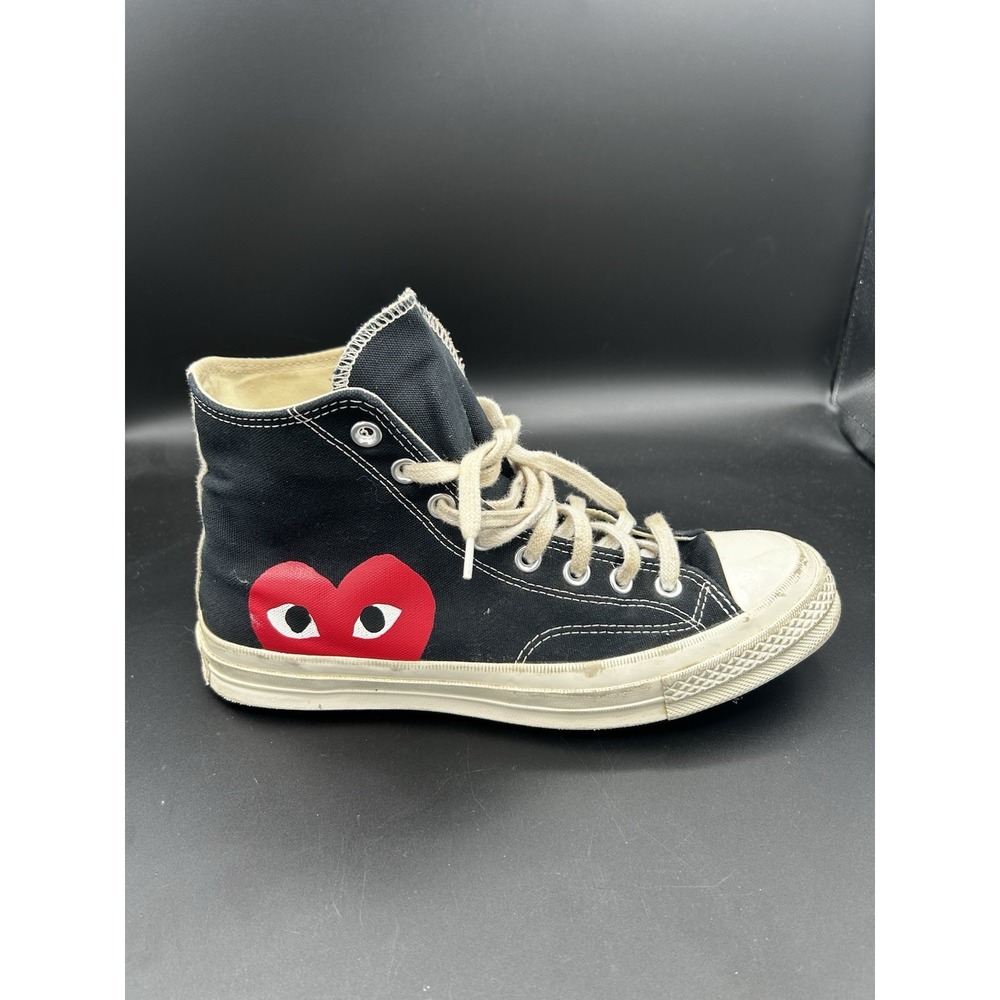 Converse Chuck Taylor All Star Comme des Garcons Play High Top Sneakers Sz 8M